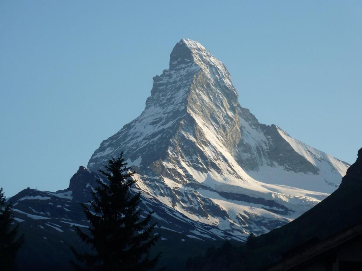 Sunnäplätzli- Aprt. 4p Matterhorn view/Wifi Lägenhet Zermatt Exteriör bild