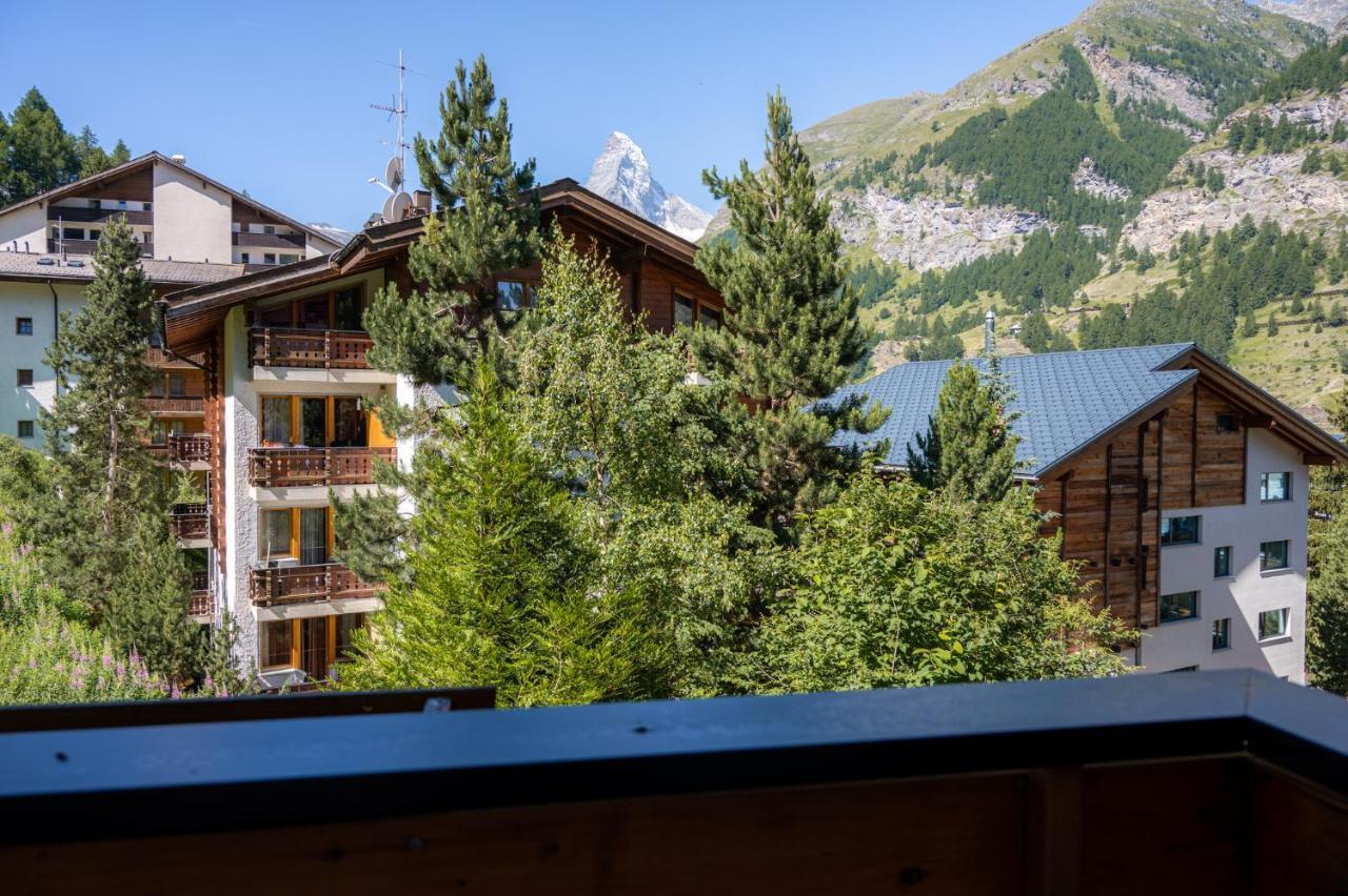 Sunnäplätzli- Aprt. 4p Matterhorn view/Wifi Lägenhet Zermatt Exteriör bild